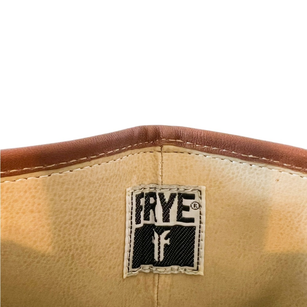 Frye Vintage Dorian Y2K Brown Leather Platform Knee High Boot Size 7.5 - Picture 12 of 15